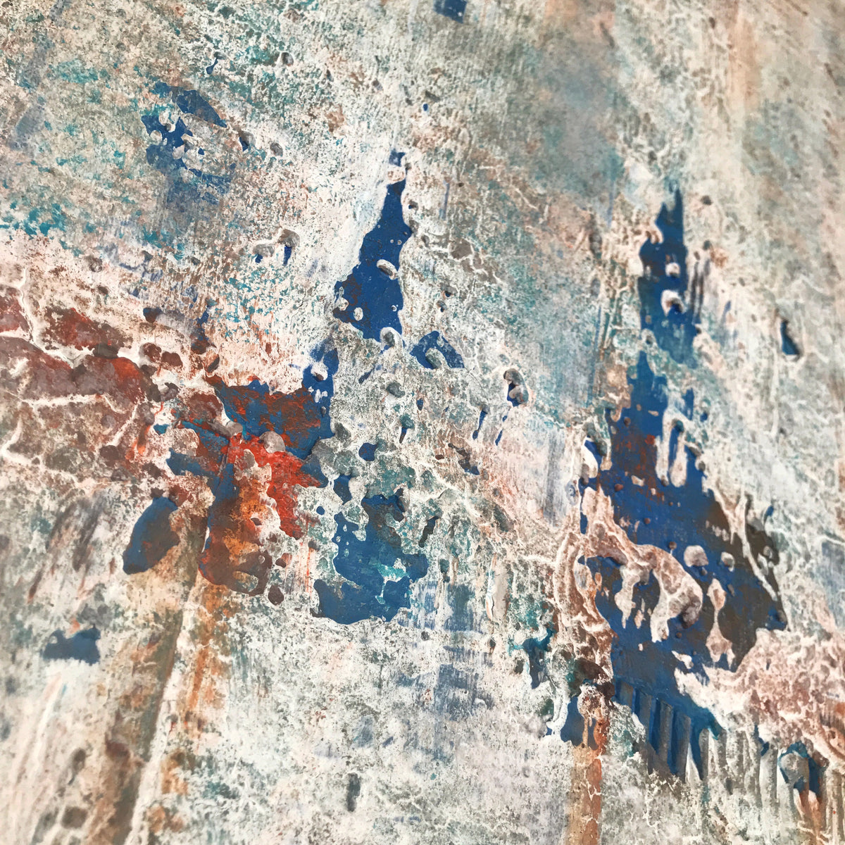 Industrial Remains | Textured Abstract Collage | Sergio Aranda