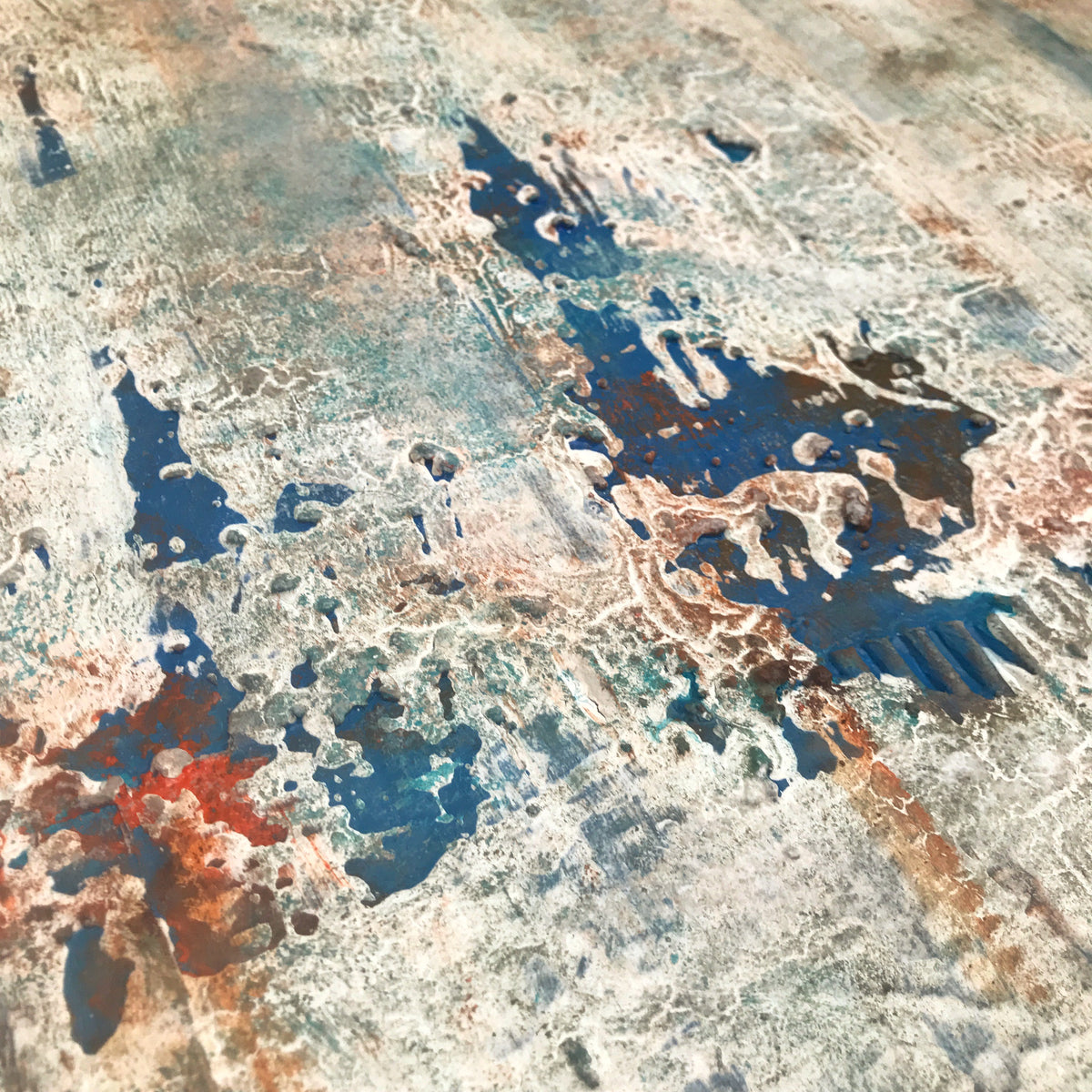 Industrial Remains | Textured Abstract Collage | Sergio Aranda