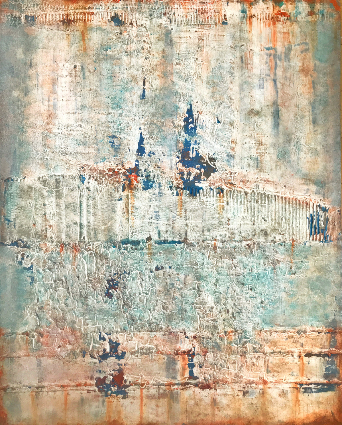 Industrial Remains | Textured Abstract Collage | Sergio Aranda