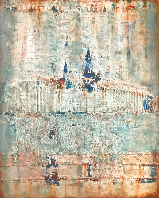 Industrial Remains | Textured Abstract Collage | Sergio Aranda