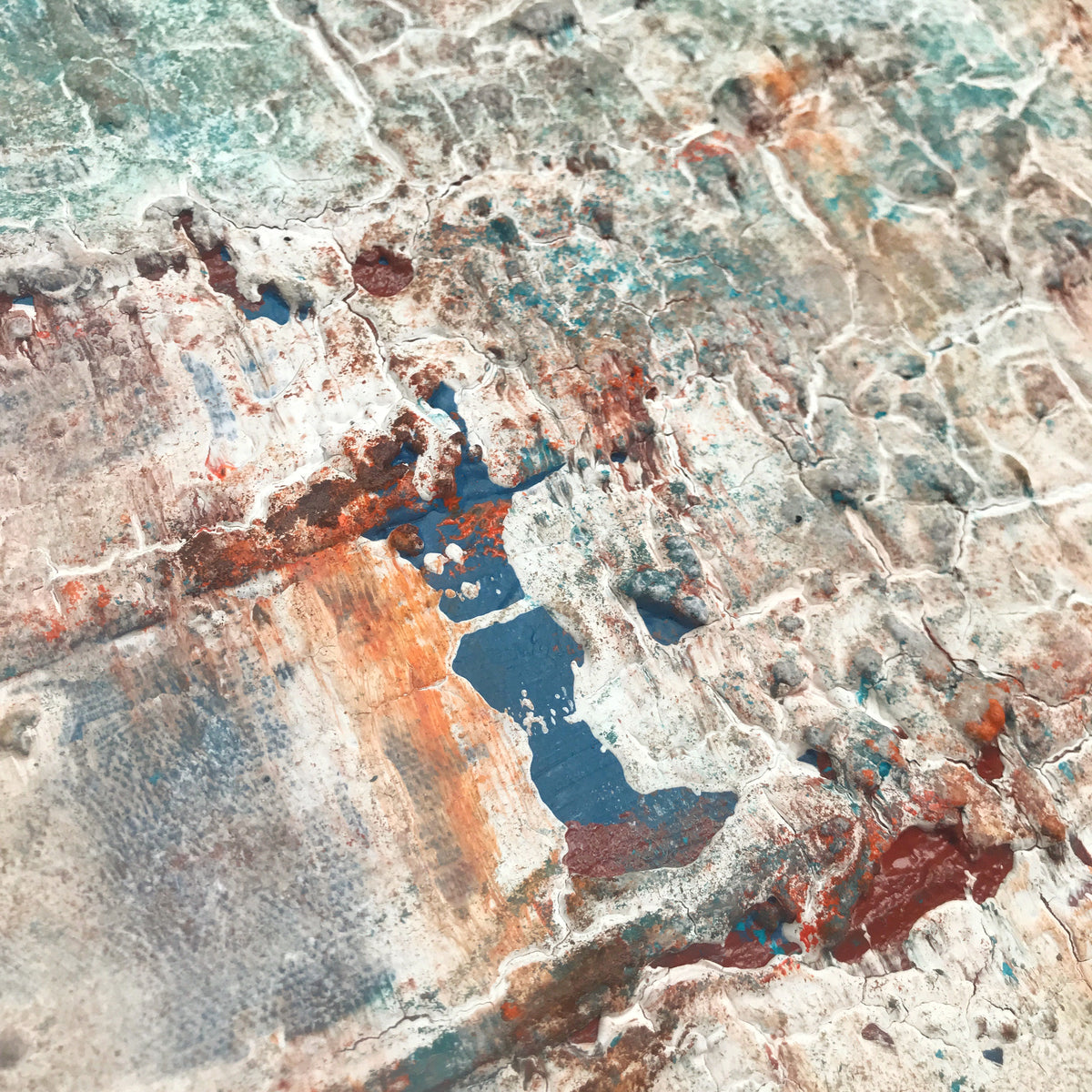Industrial Remains | Textured Abstract Collage | Sergio Aranda