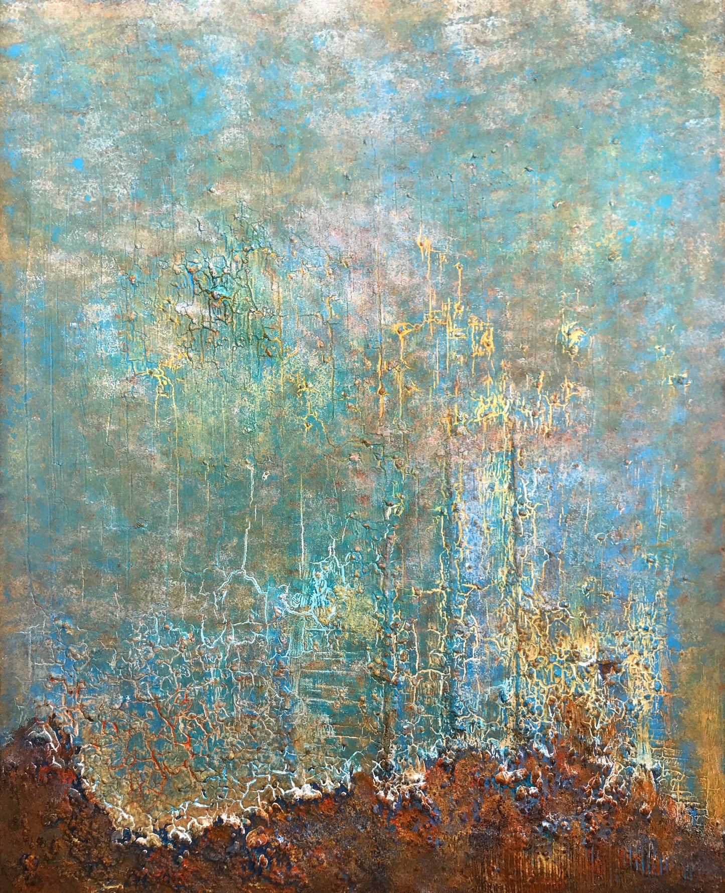 Abstract Textured Painting 2123