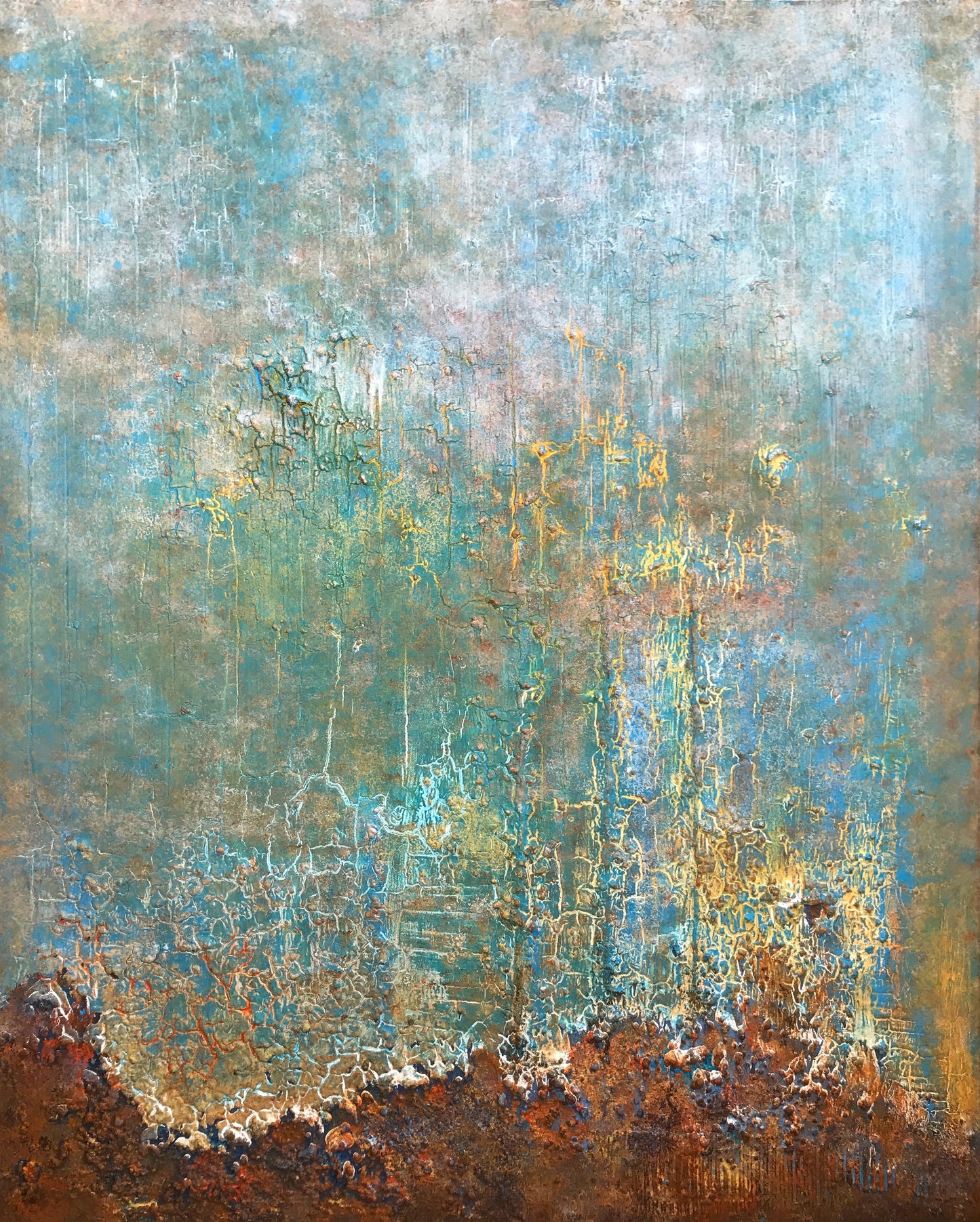 Abstract Textured Painting 2123