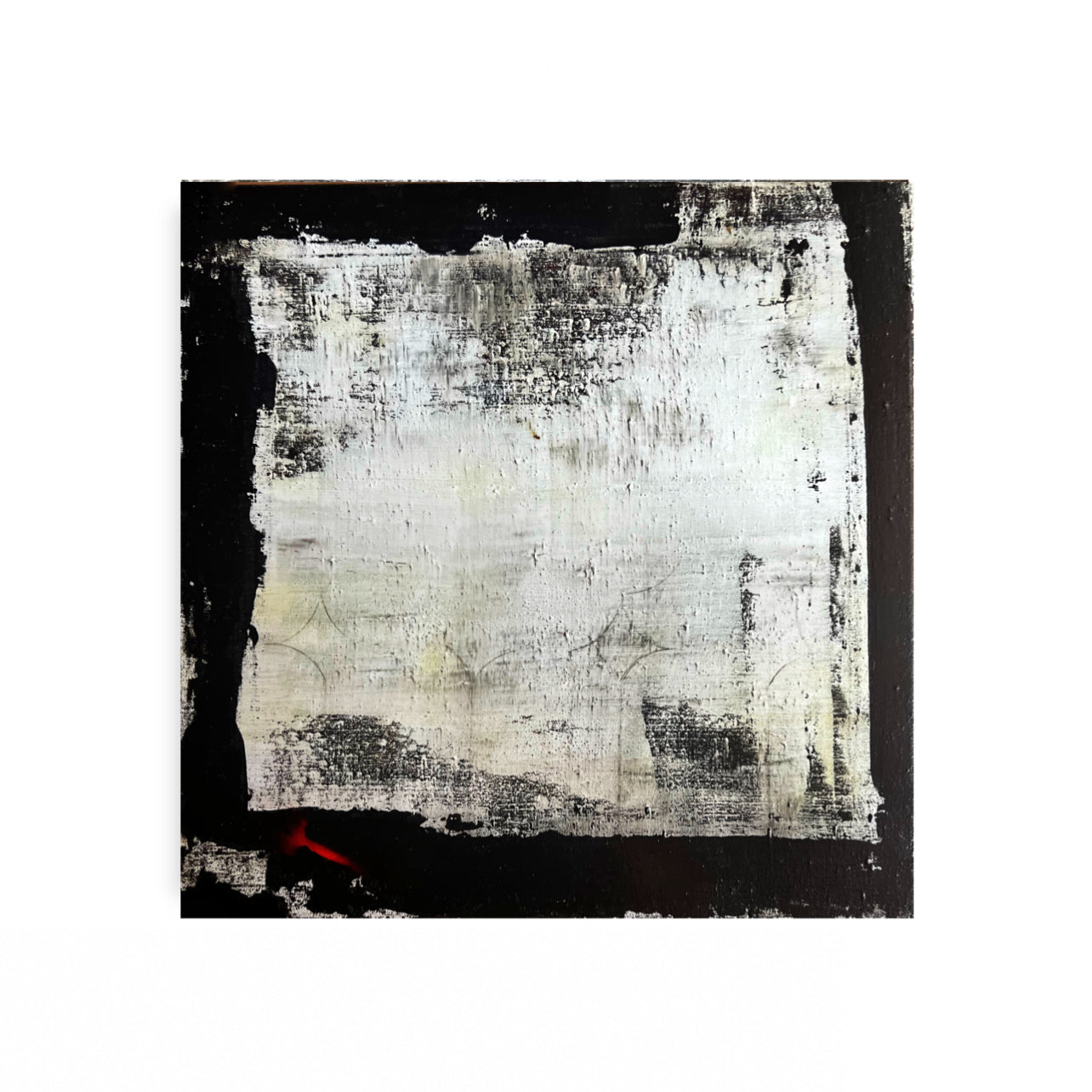 Ventana al Pasado – Original Architectural Wabi-Sabi Textured Painting | 20x20"