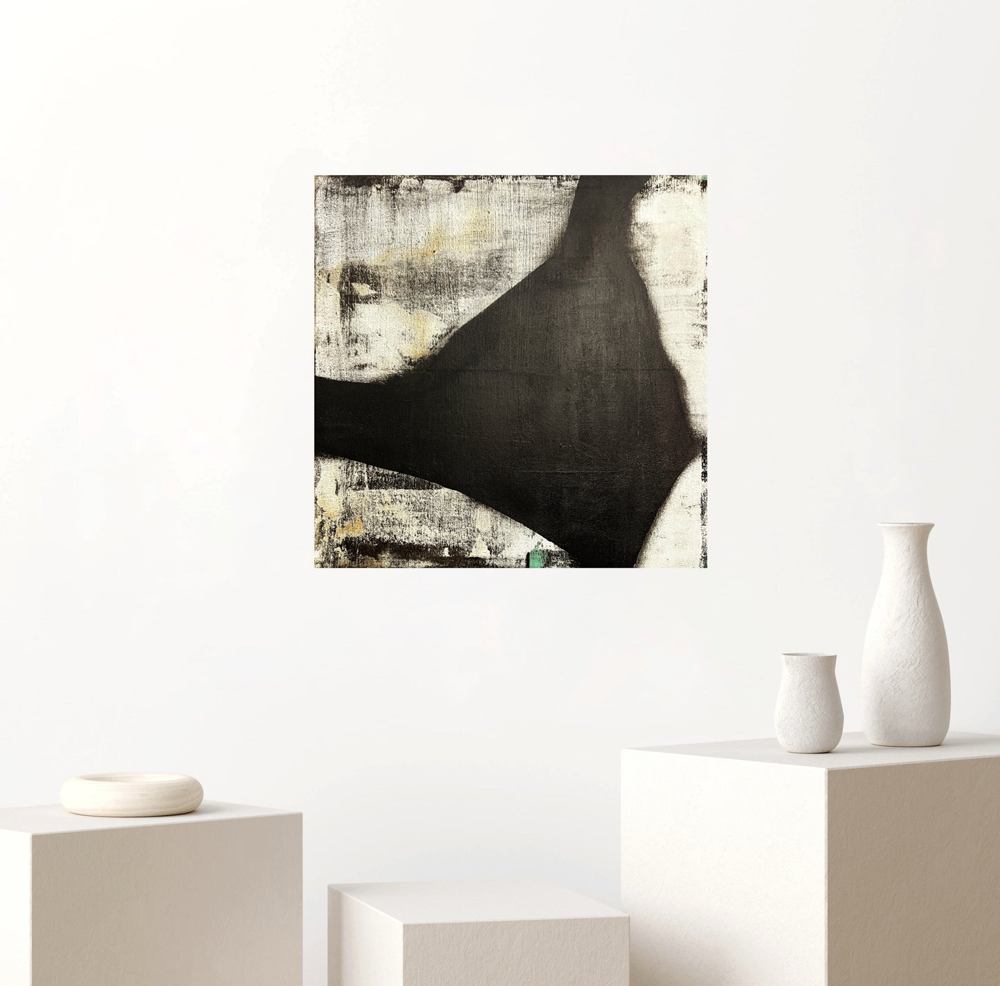 Pols de Memòria – Original Wabi-Sabi Earthy Textured Painting | 16x16”
