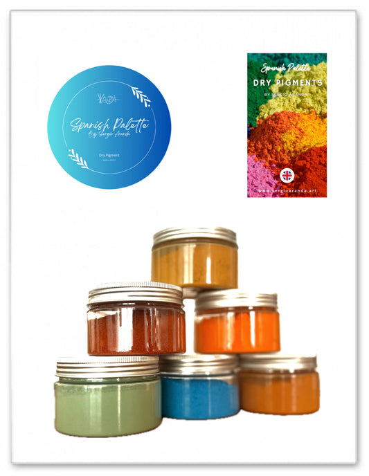 Palette Espagnole : 6 Pigments Secs Essentiels