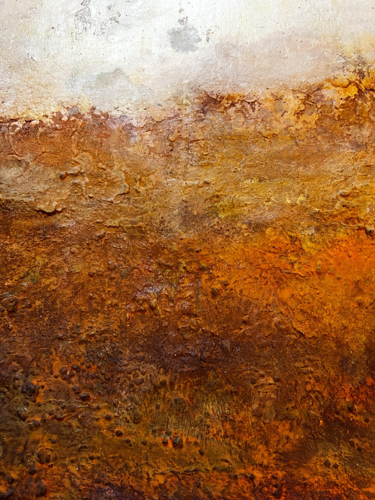 Fuego No. 2269 | Original Textured Abstract Painting on Canvas 100x80 cm
