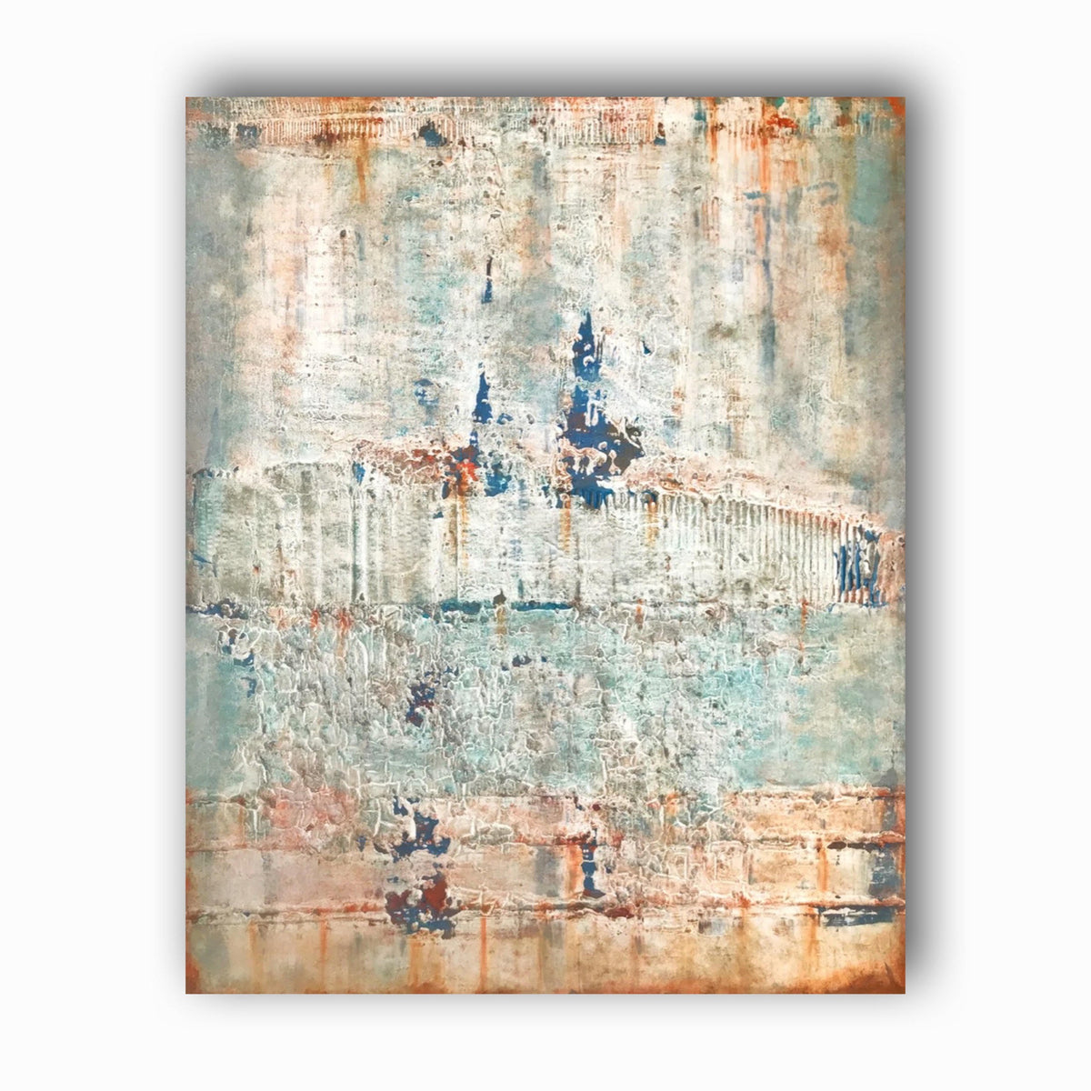 Industrial Remains | Textured Abstract Collage | Sergio Aranda