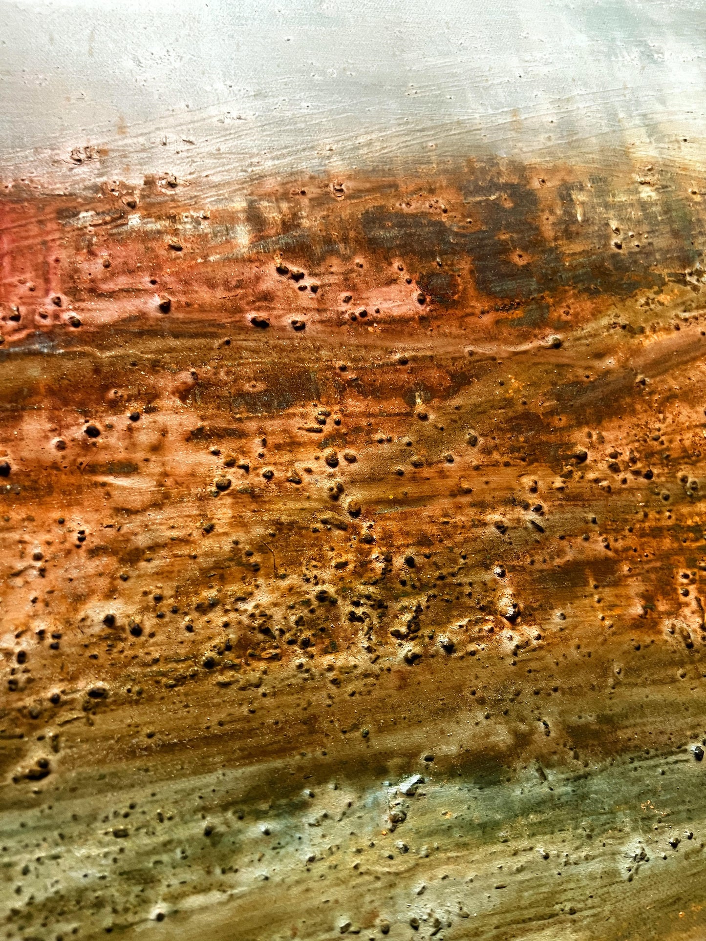 No. 2338 | Original Abstract Landscape Diptych Painting | Mixed Media on Canvas | 200 x 80 cm