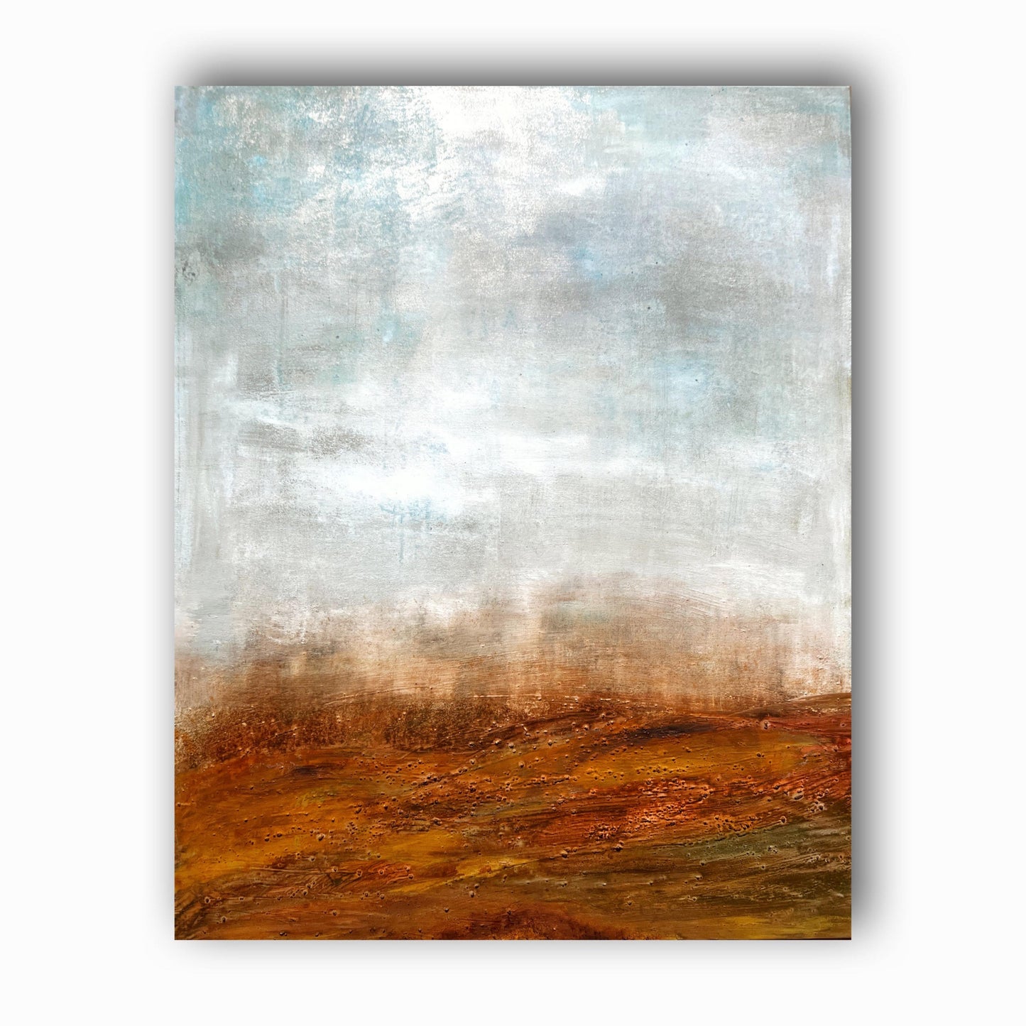 No. 2338 | Original Abstract Landscape Diptych Painting | Mixed Media on Canvas | 200 x 80 cm
