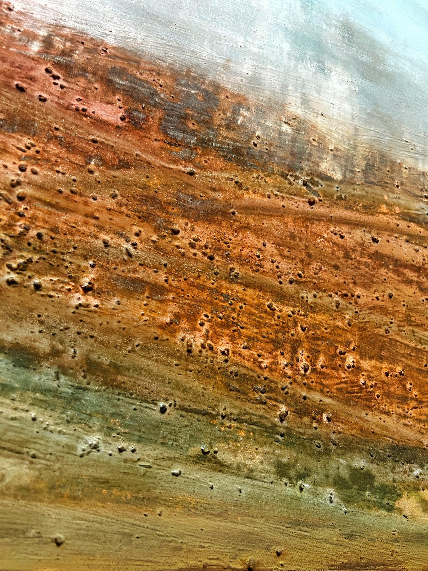 No. 2338 | Original Abstract Landscape Diptych Painting | Mixed Media on Canvas | 200 x 80 cm