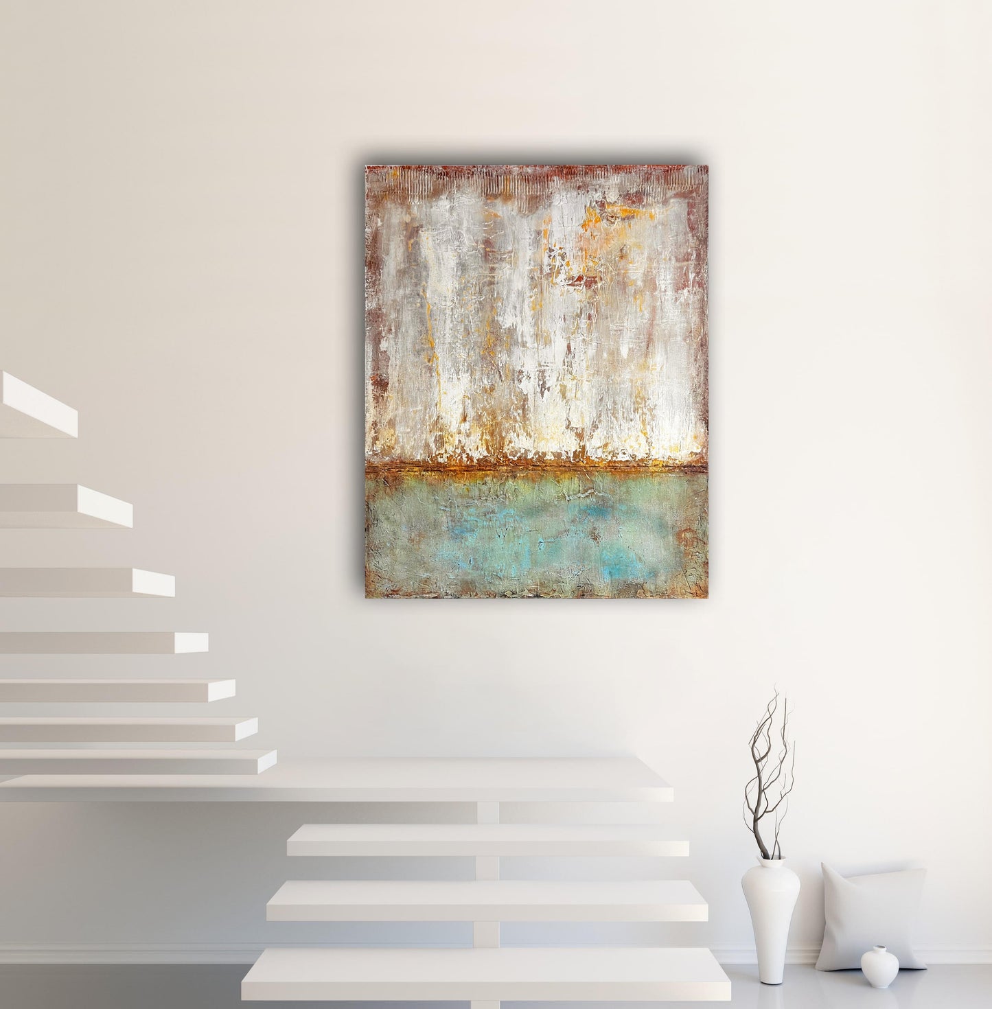 No. 2234 | Original Textured Abstract Painting on Canvas 100x80 cm