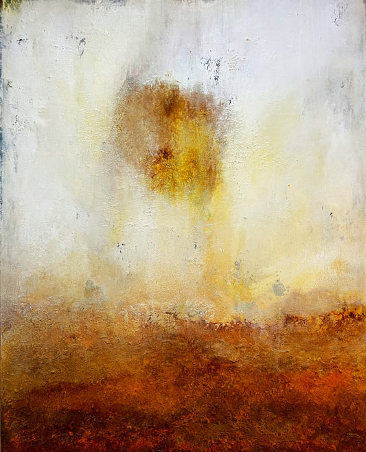 Fuego No. 2269 | Original Textured Abstract Painting on Canvas 100x80 cm